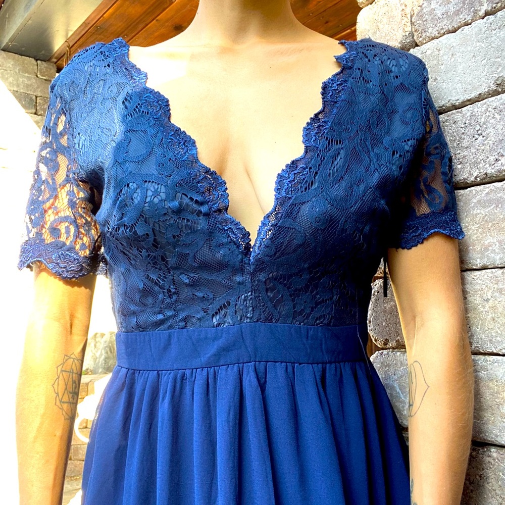 Long Lace Camisole Dress